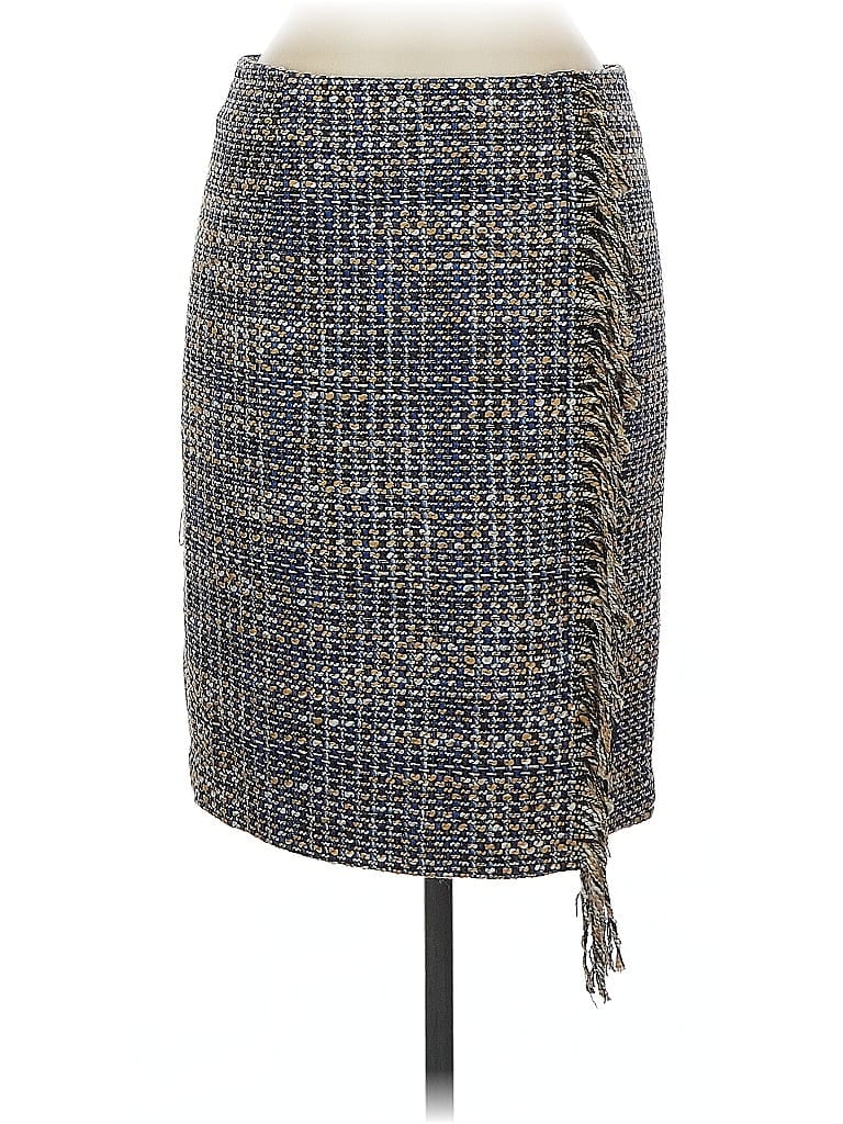 Pre-owned Halogen Casual Skirt In Blue