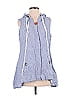 For Cynthia Stripes Blue Gray Vest Size S - photo 1