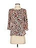 DV by Dolce Vita Brown 3/4 Sleeve Blouse Size XS - photo 1