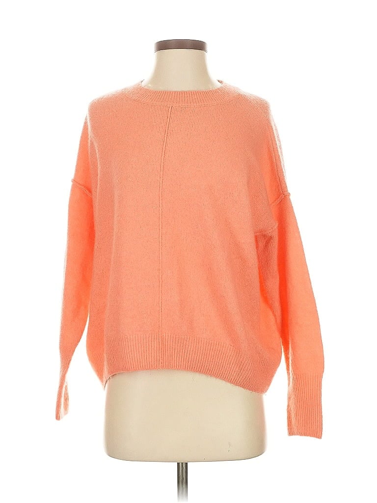 Pre-owned Vince Camuto Pullover Sweater In Orange