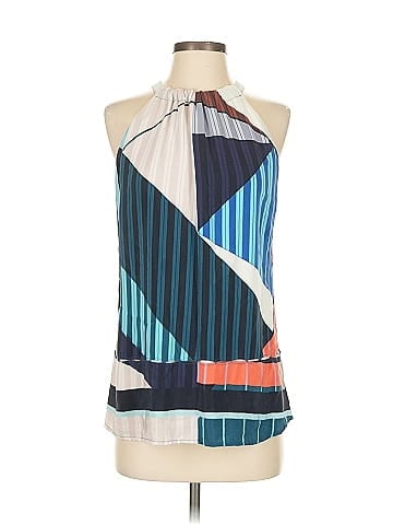 Ecru Sleeveless Silk Top (view 1)