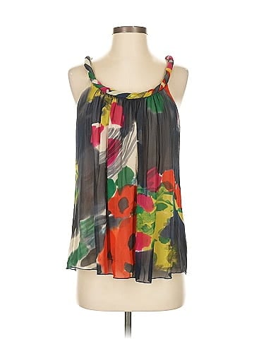 Matty M Sleeveless Silk Top (view 1)