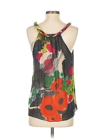 Matty M Sleeveless Silk Top (view 2)