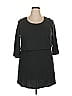 Roaman's Solid Gray Casual Dress Size 18 - photo 1