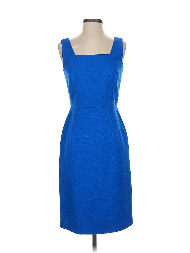 Pre-owned David Meister Cocktail Dress In Blue