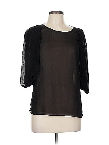 Vanessa Bruno Short Sleeve Silk Top (view 1)