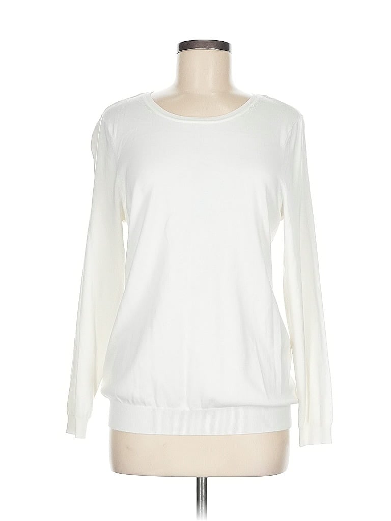 Pre-owned Adyson Parker Sweatshirt In White