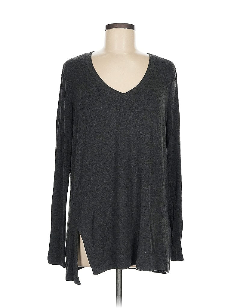 Pre-owned Lou & Grey Long Sleeve T-shirt In Gray