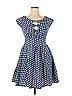 eShakti 100% Cotton Argyle Blue Casual Dress Size 3X - photo 1