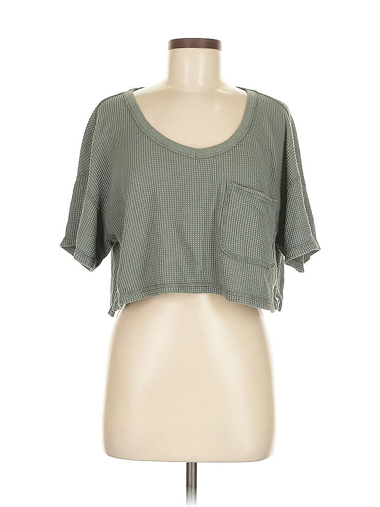 Pre-owned Offline By Aerie Cardigan Sweater In Green