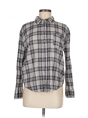 Elizabeth and James Long Sleeve Button-Down Shirt (view 1)