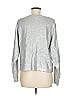 BCBGMAXAZRIA Metallic Silver Pullover Sweater Size M - photo 2