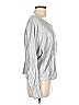 BCBGMAXAZRIA Metallic Silver Pullover Sweater Size M - photo 4