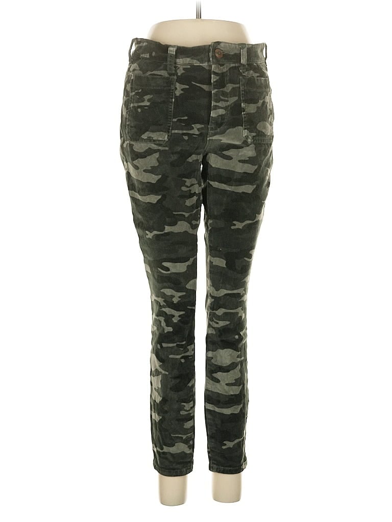 Pre-owned Pilcro And The Letterpress Casual Pants In Green