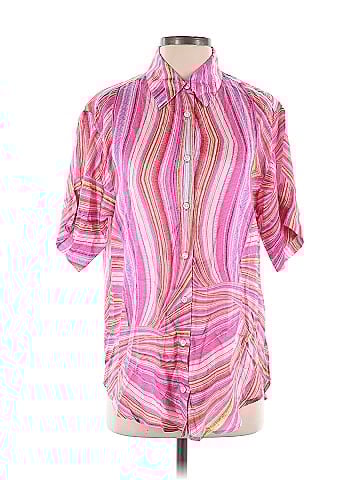 Frankies Bikinis Short Sleeve Blouse (view 1)