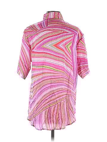 Frankies Bikinis Short Sleeve Blouse (view 2)