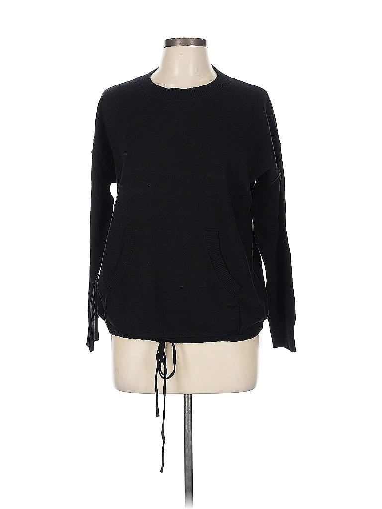 Pre-owned Max Studio Pullover Sweater In Black