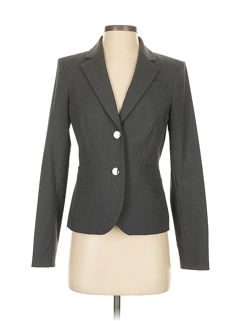 Pre-owned Calvin Klein Blazer Jacket In Gray