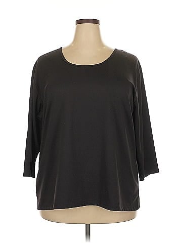 Susan Graver 3/4 Sleeve Top (view 1)