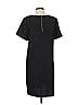 FELICITY & COCO Solid Black Casual Dress Size S - photo 2