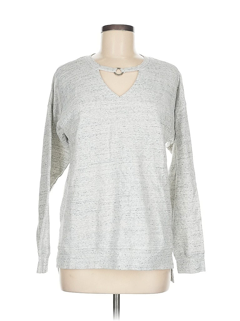 Pre-owned Maurices Pullover Sweater In Silver