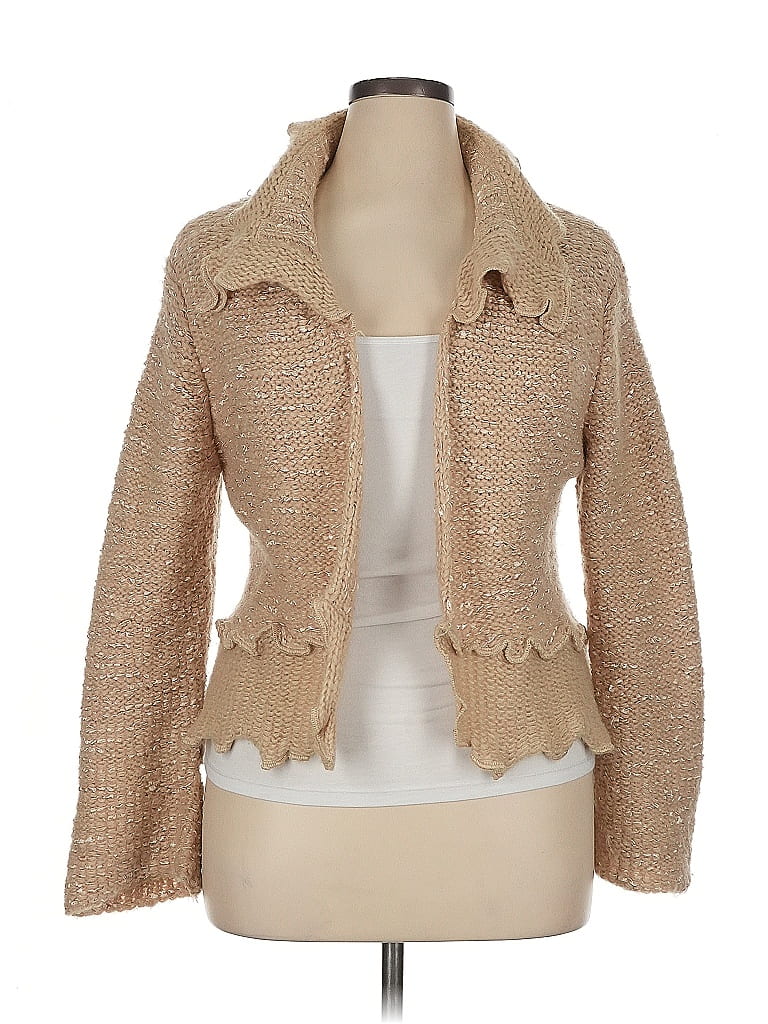Valentine Tan Cardigan Size XL - photo 1