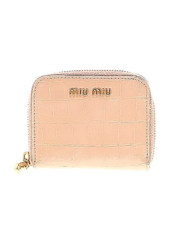 Miu Miu Embossed Leather Card Holder (view 1)