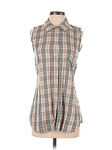 Burberry Sleeveless Button-Down Shirt (view 1)