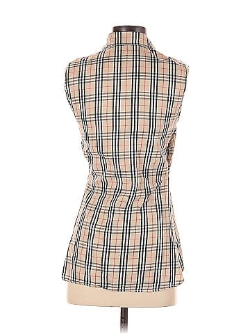 Burberry Sleeveless Button-Down Shirt (view 2)