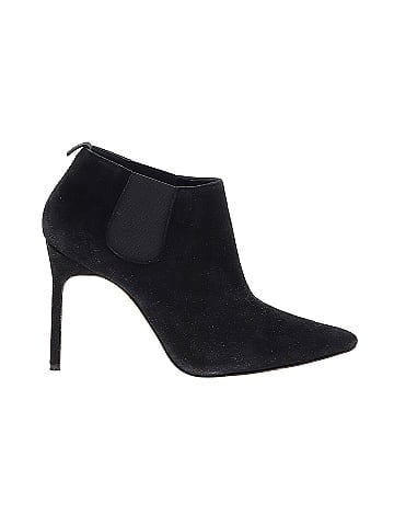 Manolo Blahnik Suede Ankle Booties (view 1)