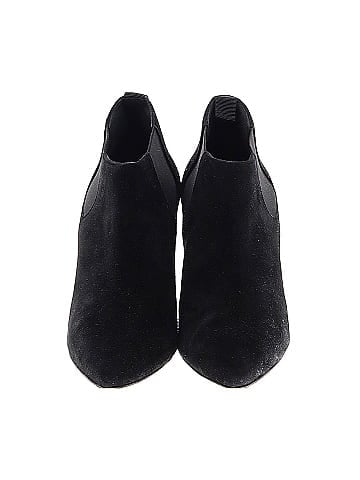 Manolo Blahnik Suede Ankle Booties (view 2)