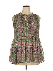 Rose + Olive Sleeveless Blouse