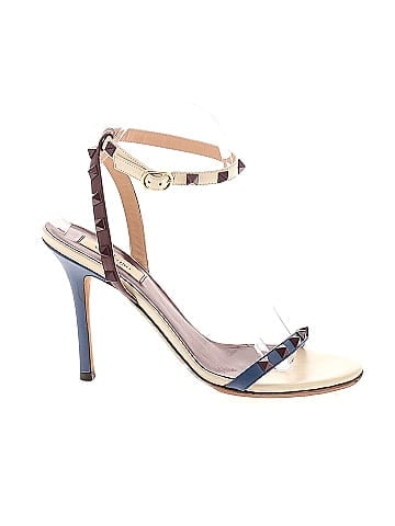 Valentino Garavani Rockstud Ankle Strap Heels (view 1)