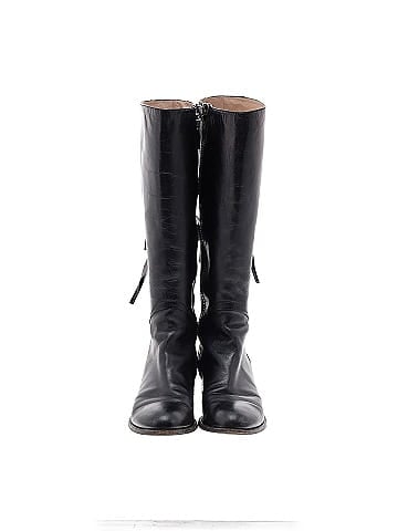 Valentino Leather Riding Boots (view 2)