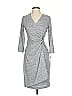 Calvin Klein Gray Silver Casual Dress Size 2 - photo 1