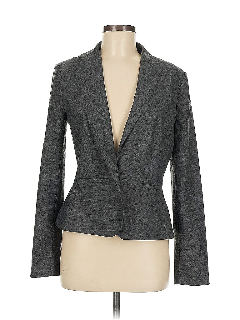 Pre-owned Ann Taylor Factory Blazer Jacket In Gray