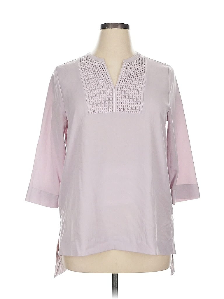 Pre-owned The Limited 3/4 Sleeve Blouse In Pink