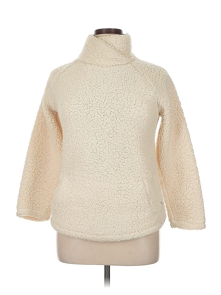 Balance Collection 100% Polyester Ivory Turtleneck Sweater Size XL - photo 1