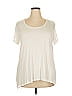 Ambiance Ivory Short Sleeve Top Size 2X - photo 1