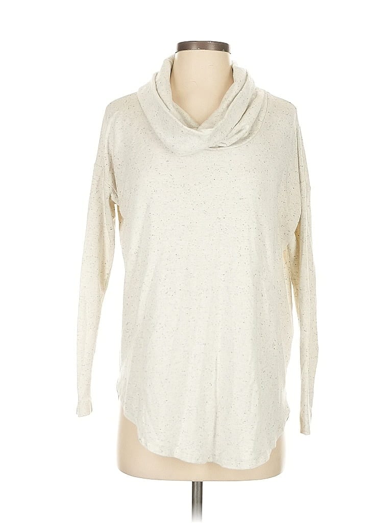 Click to view more detailed imagery on our partner's website Pre-owned Lou & Grey For Loft Turtleneck Sweater In White