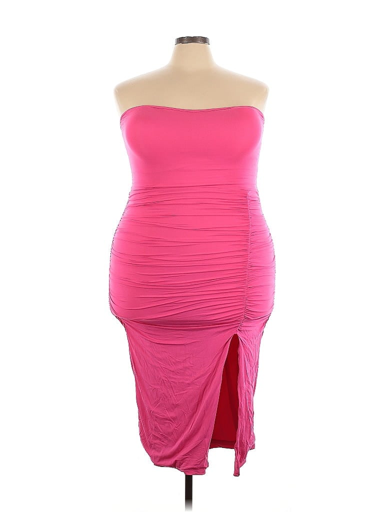 Pre-owned Klassy Network Cocktail Dress In Pink
