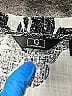 G by Giuliana Rancic Silver White 3/4 Sleeve Blouse Size L - photo 7