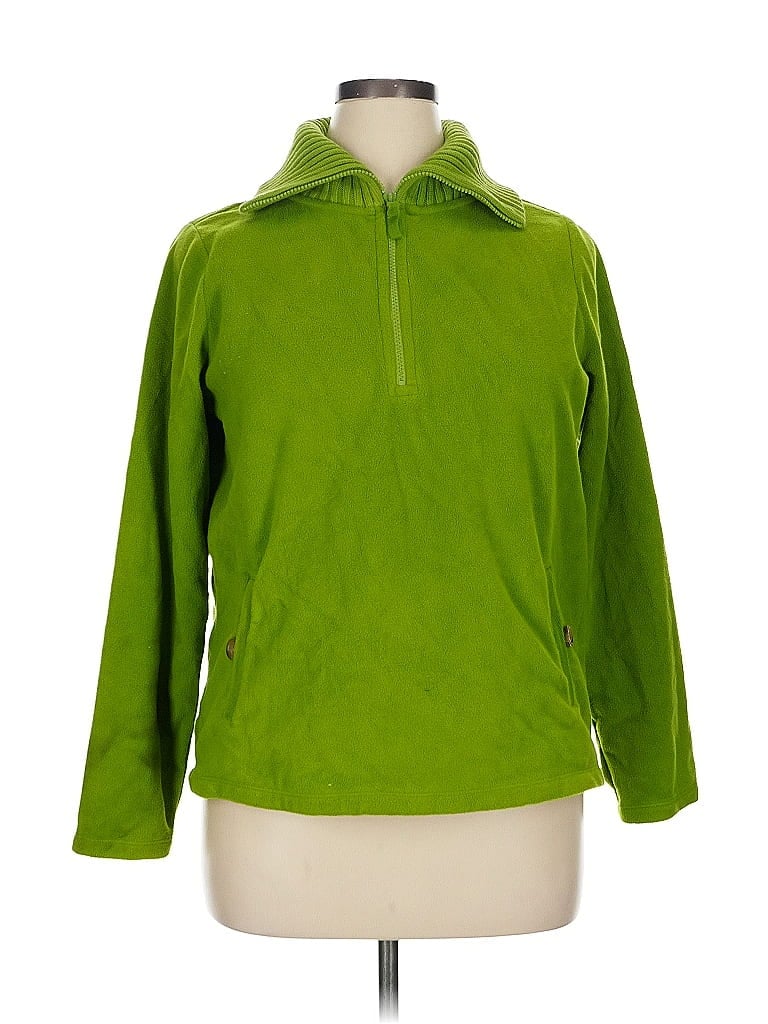 Click to view more detailed imagery on our partner's website Pre-owned Lands' End Pullover Sweater In Green