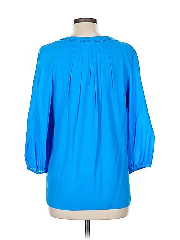 Diane von Furstenberg 3/4 Sleeve Silk Top (view 2)