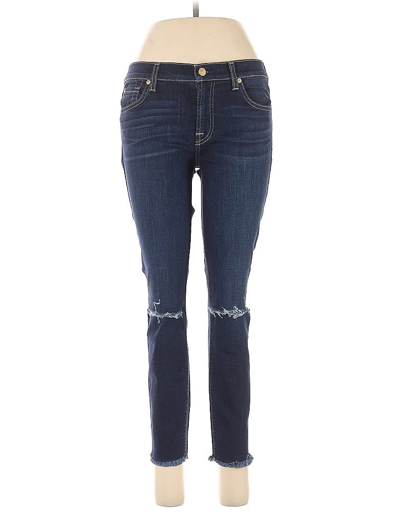 Pre-owned 7 For All Mankind Jeans In Blue