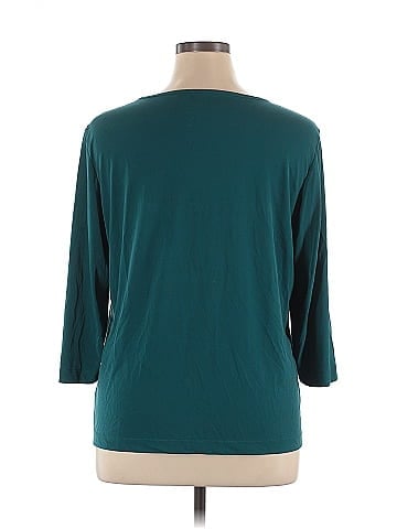 Susan Graver 3/4 Sleeve Blouse (view 2)