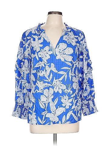 G by Giuliana Rancic 3/4 Sleeve Blouse (view 1)