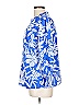 G by Giuliana Rancic Blue 3/4 Sleeve Blouse Size L - photo 4