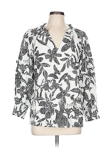 G by Giuliana Rancic 3/4 Sleeve Blouse (view 1)