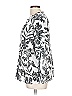 G by Giuliana Rancic Silver White 3/4 Sleeve Blouse Size L - photo 5